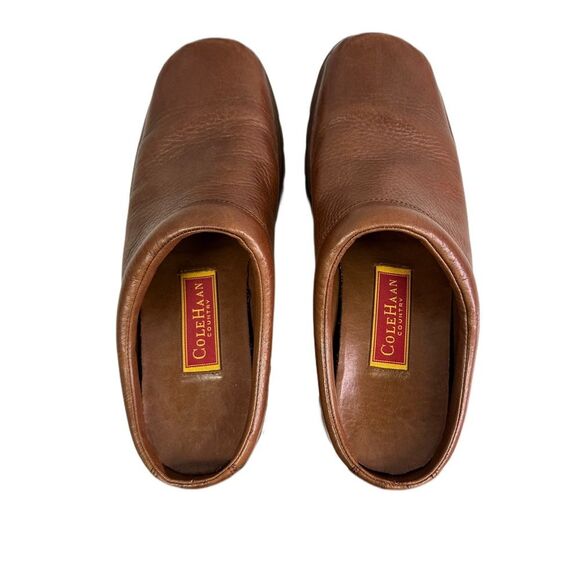 Cole Haan Brown Leather Mules - Picture 2 of 5